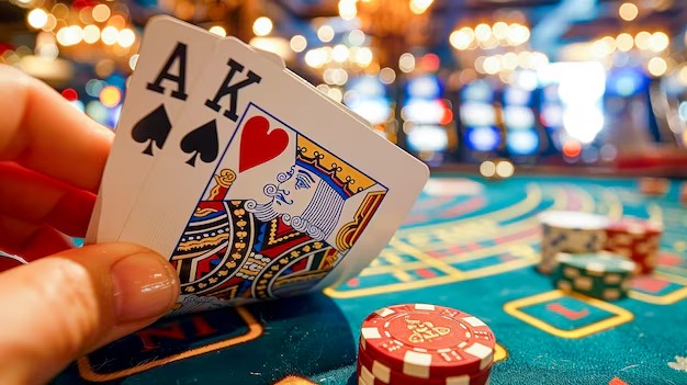 Baccarat table layout on jodoh88 showing player and banker positions